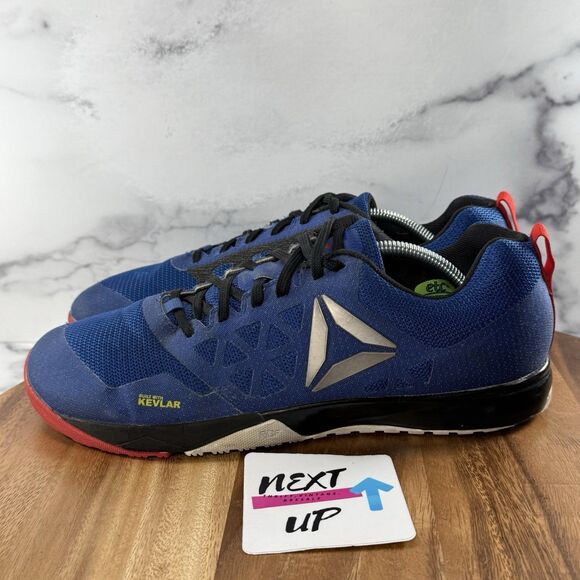 Men’s size 11.5-Reebok Nano 6 Blue Kevlar CrossFit Training Gym Workout Shoes - Picture 1 of 9